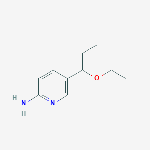 2-Amino-5-(1-ethoxypropyl)pyridine