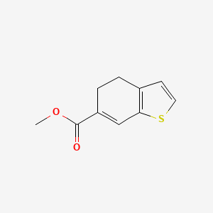 molecular formula C10H10O2S B8584058 4,5-Dihydrobenzo[b]thiophene-6-carboxylic acid methyl ester 