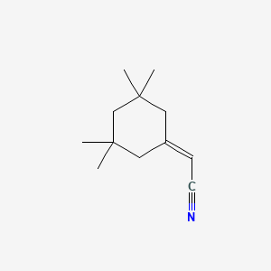 molecular formula C12H19N B8584076 3,3,5,5-Tetramethylcyclohexylideneacetonitrile 