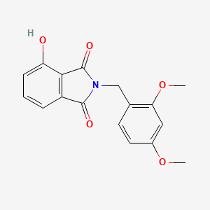 2-[(2,4-dimethoxyphenyl)methyl]-4-hydroxyisoindole-1,3-dione