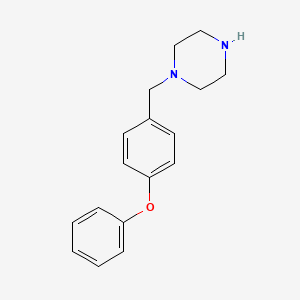 1-[(4-Phenoxyphenyl)methyl]piperazine