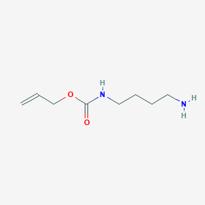 molecular formula C8H16N2O2 B8584196 (4-Aminobutyl)carbamic acid allyl ester 