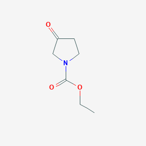 molecular formula C7H11NO3 B085842 3-氧代吡咯烷-1-羧酸乙酯 CAS No. 14891-10-2