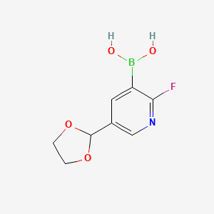5-(1,3-Dioxolan-2-yl)-2-fluoropyridin-3-ylboronic acid
