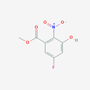 Methyl 5-fluoro-3-hydroxy-2-nitrobenzoate