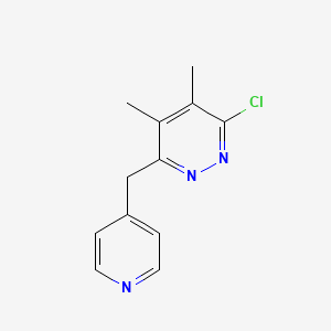 3-Chloro-4,5-dimethyl-6-(pyridin-4-yl)methylpyridazine