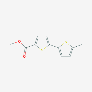 molecular formula C11H10O2S2 B8584250 Methyl 5'-methyl-2,2'-bithiophene-5-carboxylate 