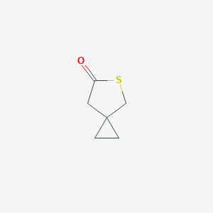 molecular formula C6H8OS B8584288 5-Thiaspiro[2.4]heptan-6-one CAS No. 162515-66-4