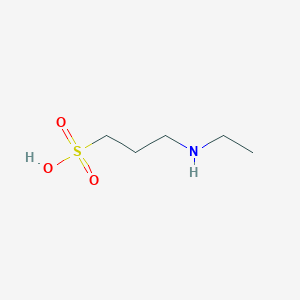 molecular formula C5H13NO3S B8584315 3-Sulfopropylethylamino CAS No. 720699-37-6