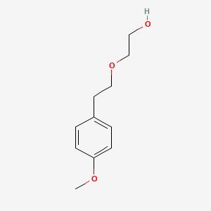 molecular formula C11H16O3 B8584322 2-[2-(4-Methoxyphenyl)ethoxy]ethanol 