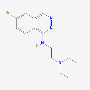 molecular formula C14H19BrN4 B8584352 6-bromo-N-(2-(diethylamino)ethyl)phthalazin-1-amine 