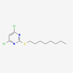 B8584374 4,6-Dichloro-2-(octylsulfanyl)pyrimidine CAS No. 86627-14-7