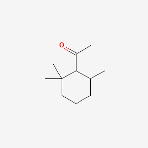 molecular formula C11H20O B8584412 Ethanone, 1-(2,2,6-trimethylcyclohexyl)-, cis- 