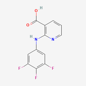 molecular formula C12H7F3N2O2 B8584488 2-(3,4,5-Trifluorophenylamino) nicotinic acid 