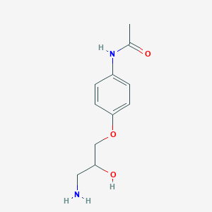 molecular formula C11H16N2O3 B8584497 n-(4-{[(2Rs)-3-amino-2-hydroxypropyl]oxy}phenyl)acetamide 