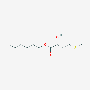 molecular formula C11H22O3S B8584783 Hexyl 2-hydroxy-4-(methylthio)butanoate CAS No. 161193-00-6