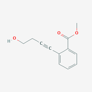 Methyl 2-(4-hydroxybut-1-ynyl)benzoate