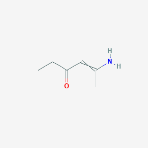 molecular formula C6H11NO B8584819 5-Aminohex-4-en-3-one CAS No. 114042-88-5