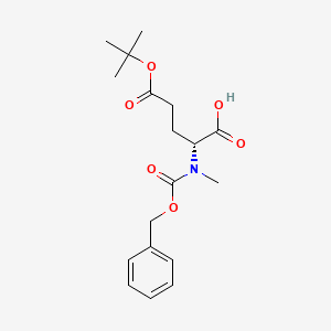 (2R)-2-{[(benzyloxy)carbonyl](methyl)amino}-5-(tert-butoxy)-5-oxopentanoic acid