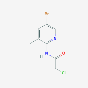 molecular formula C8H8BrClN2O B8584944 n-(5-Bromo-3-methyl-pyridin-2-yl)-2-chloro-acetamide 