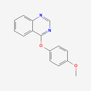 B8585022 4-(4-Methoxyphenoxy)quinazoline CAS No. 93866-13-8