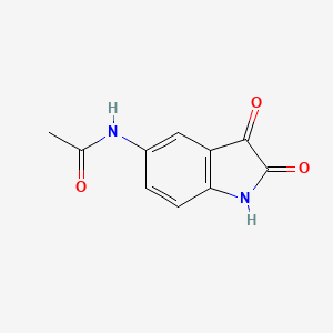 molecular formula C10H8N2O3 B8585078 N-(2,3-dioxoindolin-5-yl)acetamide 