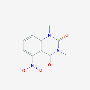 molecular formula C10H9N3O4 B8585092 1,3-Dimethyl-5-nitroquinazoline-2,4(1H,3H)-dione 