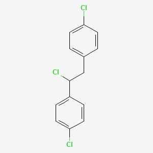 molecular formula C14H11Cl3 B8585100 1,2-bis-(4-Chlorophenyl)-1-chloroethane 