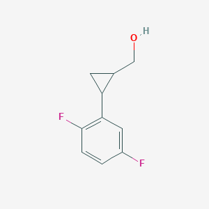 molecular formula C10H10F2O B8585177 (2-(2,5-Difluorophenyl)cyclopropyl)methanol 