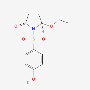 5-Ethoxy-1-((4-hydroxyphenyl)sulfonyl)-2-pyrrolidinone