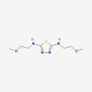 N,N'-bis(2-methoxyethyl)-1,3,4-thiadiazole-2,5-diamine