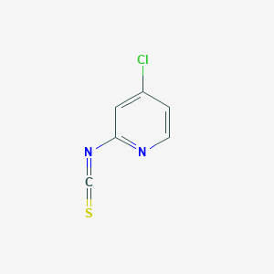 molecular formula C6H3ClN2S B8585353 Pyridine, 4-chloro-2-isothiocyanato- 