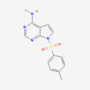 N-Methyl-7-tosyl-7H-pyrrolo[2,3-d]pyrimidin-4-amine