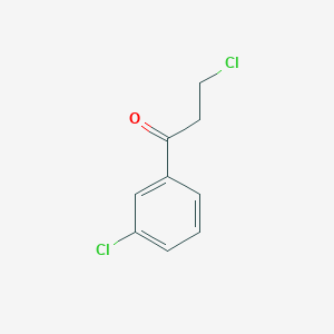 molecular formula C9H8Cl2O B8585410 3-Chloro-1-(3-chlorophenyl)propan-1-one CAS No. 898768-12-2