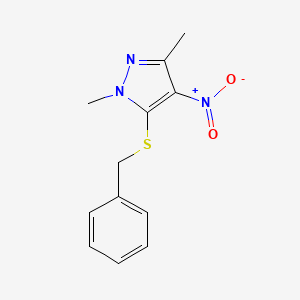 5-(Benzylsulfanyl)-1,3-dimethyl-4-nitro-1H-pyrazole
