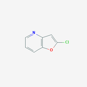 molecular formula C7H4ClNO B8585515 2-Chlorofuro[3,2-b]pyridine 
