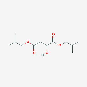 molecular formula C12H22O5 B8585516 Bis(2-methylpropyl) 2-hydroxybutanedioate CAS No. 7401-35-6