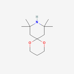 molecular formula C12H23NO2 B8585565 1,5-Dioxa-9-azaspiro[5.5]undecane, 8,8,10,10-tetramethyl- CAS No. 36793-28-9