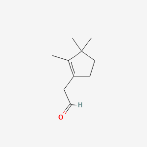 molecular formula C10H16O B8585613 Trimethylcyclopenteneacetaldehyde CAS No. 12622-07-0
