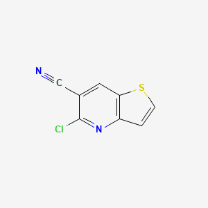 5-Chlorothieno[3,2-b]pyridine-6-carbonitrile