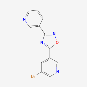 5-(5-Bromopyridin-3-yl)-3-(pyridin-3-yl)-1,2,4-oxadiazole