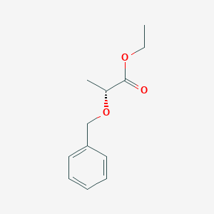 molecular formula C12H16O3 B8585723 (R)-Ethyl 2-benzyloxypropionate 