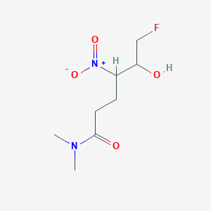 6-Fluoro-5-hydroxy-4-nitro-hexanoic acid dimethylamide