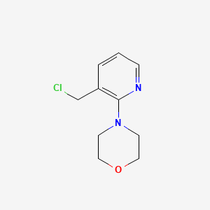 molecular formula C10H13ClN2O B8585776 (2-Morpholino-3-pyridinyl)methylchloride 