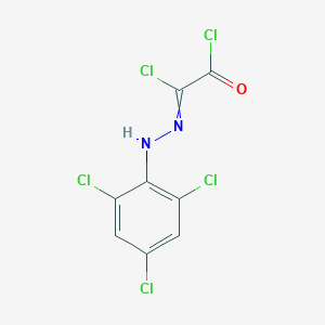 Chloro[2-(2,4,6-trichlorophenyl)hydrazinylidene]acetyl chloride