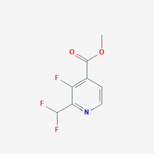 molecular formula C8H6F3NO2 B8585828 Methyl 2-(difluoromethyl)-3-fluoroisonicotinate CAS No. 1379375-21-9