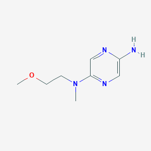 molecular formula C8H14N4O B8585870 n-(2-Methoxyethyl)-n-methylpyrazine-2,5-diamine 
