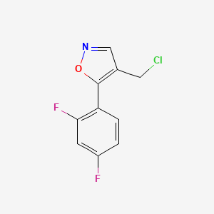 4-Chloromethyl-5-(2,4-difluorophenyl)isoxazole