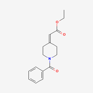 Ethyl 2-(1-benzoylpiperidin-4-ylidene)acetate