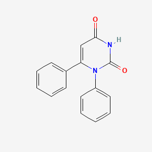 molecular formula C16H12N2O2 B8585940 1,6-Diphenylpyrimidine-2,4(1H,3H)-dione CAS No. 24371-54-8